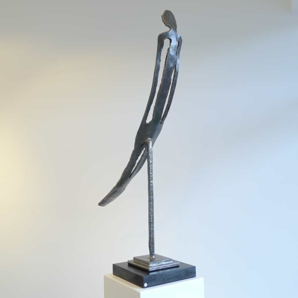 "Den Wind erwartend", Metallobjekt, Höhe ca. 109 cm, Thomas Levin